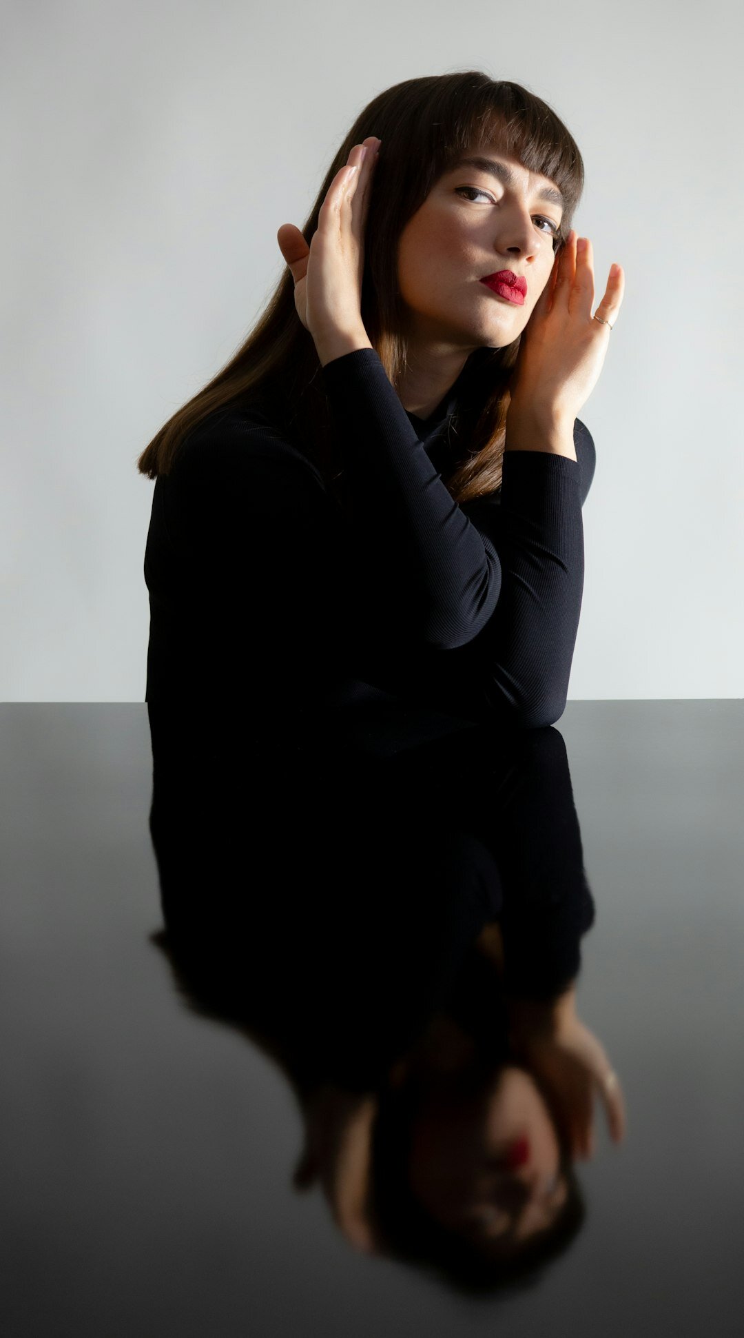 Studio portrait of a woman in her thirties, property advisor